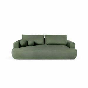 Zielona rozkładana sofa z materiału bouclé 247 cm Quinoa – Bonami Selection obraz