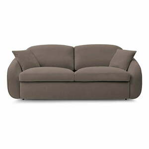 Brązowa rozkładana sofa 235 cm Cezanne – Bobochic Paris obraz