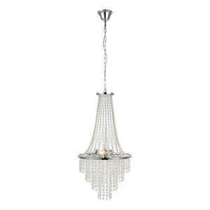 Biała lampa wisząca Markslöjd Allington Chandelier, ø 38 cm obraz