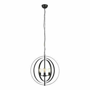 Czarna lampa wisząca Markslöjd Orbit Pendant Black 3L obraz