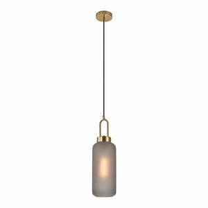 Lampa wisząca w kolorze złota ze szklanym kloszem ø 13 cm Luton – House Nordic obraz