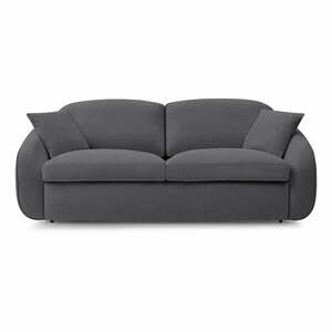 Ciemnoszara rozkładana sofa 235 cm Cezanne – Bobochic Paris obraz