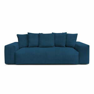 Ciemnoniebieska sztruksowa sofa 280 cm Voltaire – Bobochic Paris obraz