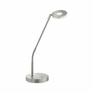 Metalowa lampa stołowa LED ze ściemniaczem w kolorze srebra (wysokość 60 cm) Dent – Fischer & Honsel obraz