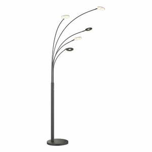 Czarna lampa stojąca LED ze ściemniaczem (wysokość 225 cm) Dent – Fischer & Honsel obraz