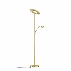 Lampa stojąca LED ze ściemniaczem w kolorze złota (wysokość 180 cm) Dent – Fischer & Honsel obraz