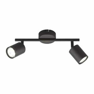 Czarna metalowa lampa punktowa LED 8x30 cm Vano – Fischer & Honsel obraz