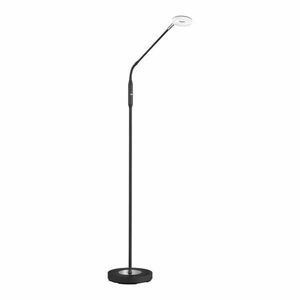 Czarna lampa stojąca LED ze ściemniaczem (wysokość 150 cm) Dent – Fischer & Honsel obraz