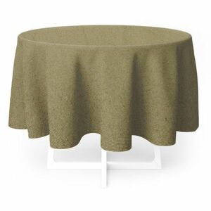 Obrus bawełniany Table khaki, śr. 150 cm obraz