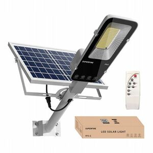 Superfire Mocna Lampa Solarna Led 263W Panel Słoneczny Zewnętrzna Pilot obraz