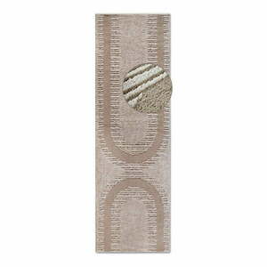 Beżowy chodnik 80x240 cm Bartoux Beige – Elle Decoration obraz