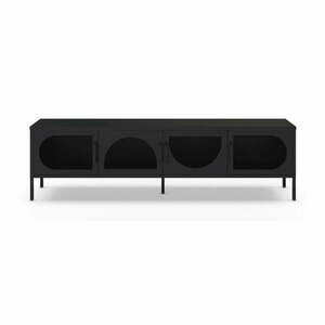 Czarna szafka pod TV 180x50 cm Tayra – Marckeric obraz