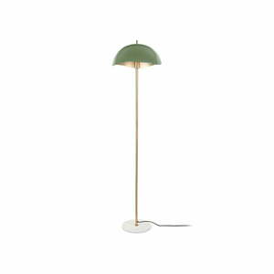 Lampa stojąca w zielono-złotym kolorze z metalowym kloszem (wysokość 154 cm) Waved – Leitmotiv obraz