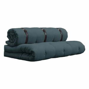 Sofa rozkładana z niebieskim obiciem Karup Design Buckle Up Petrol Blue obraz