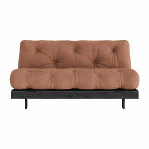 Ceglasta rozkładana sofa 160 cm Roots Black Night – Karup Design obraz