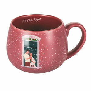 Różowy świąteczny kubek porcelanowy 400 ml Pink Xmas – VDE Tivoli 1996 obraz