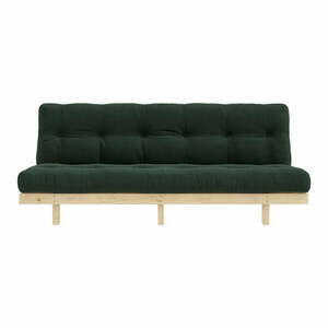 Ciemnozielona sztruksowa sofa 200 cm Lean – Karup Design obraz