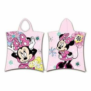 Różowy szlafrok dziecięcy frotte Minnie – Jerry Fabrics obraz