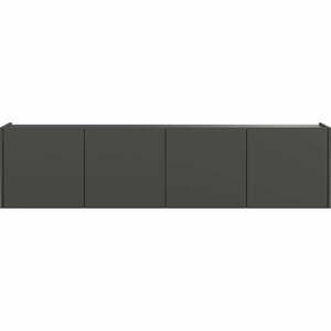 Antracytowa szafka pod TV 183x45 cm Piana – Germania obraz