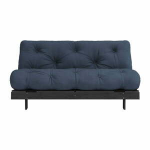 Ciemnoniebieska rozkładana sofa 160 cm Roots Black Night – Karup Design obraz