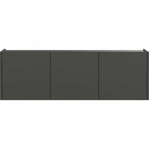 Antracytowa szafka pod TV 138x45 cm Piana – Germania obraz