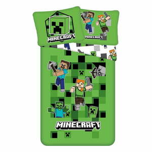 Dziecięca pościel dziecięca jednoosobowa z mikrowłókna 140x200 cm Minecraft – Jerry Fabrics obraz