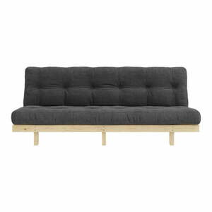 Czarnoantracytowa sztruksowa sofa 200 cm Lean – Karup Design obraz