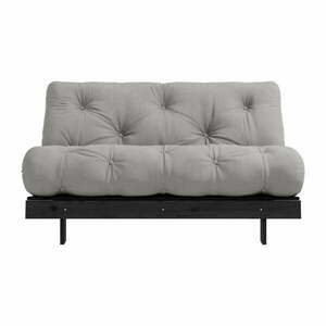 Szara rozkładana sofa 140 cm Roots Black Night – Karup Design obraz