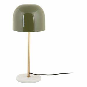 Lampa stołowa w kolorze khaki z metalowym kloszem (wysokość 50 cm) Manta – Leitmotiv obraz