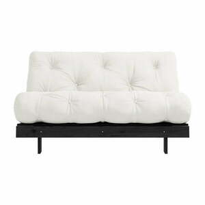 Kremowa rozkładana sofa 140 cm Roots Black Night – Karup Design obraz