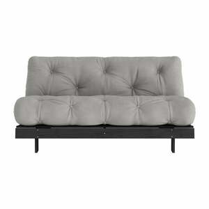 Szara rozkładana sofa 160 cm Roots Black Night – Karup Design obraz