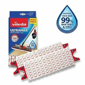 Vileda Nakładka do mopa Ultramax Microfibre 2w1, 2 szt. obraz