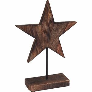 Dekoracja drewniana Wooden Star, 26 cm obraz