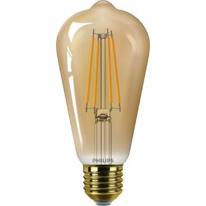 Philips żarówka filament LED E27 ST64 3, 1 W (25 W) 1800 K nieściemnialna, bursztynowy obraz