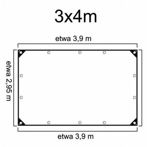 Plandeka Wodoodporna Przezroczysta do szklarni 2M/3M/4M obraz