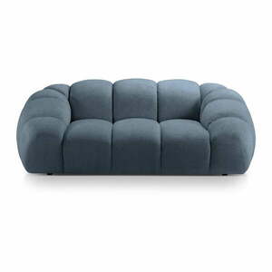 Niebieska aksamitna sofa 214 cm Diana – Micadoni Home obraz