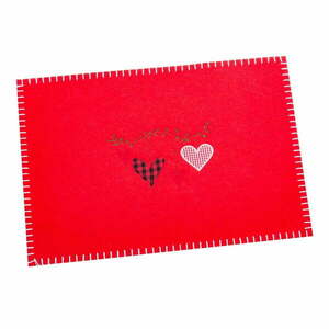 Tekstylna mata stołowa 30x40 cm Christmas Heart – Casa Selección obraz