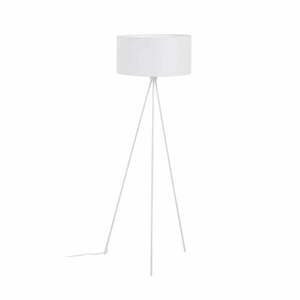 Biała lampa stojąca z tekstylnym kloszem (wys. 157 cm) Ikia – Kave Home obraz