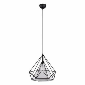 Czarna lampa wisząca ø 38 cm Babette – Reality obraz