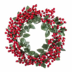 Wieniec bożonarodzeniowy ø 45 cm Holly Leaves – Casa Selección obraz