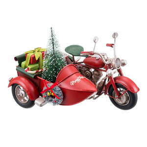 Metalowa figurka świąteczna Motorcycle with Sidecar – Casa Selección obraz