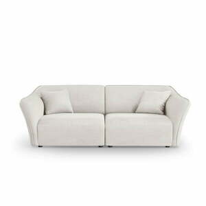 Biała sofa z materiału bouclé 206 cm Tokyo – Cosmopolitan Design obraz