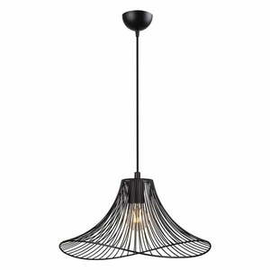 Czarna lampa wisząca ø 40 cm Wavy – Squid Lighting obraz