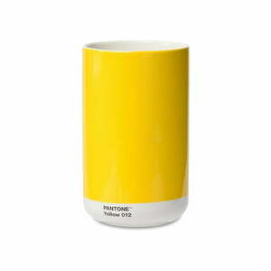 Żółty ceramiczny wazon Yellow 012 – Pantone obraz