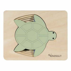 Drewniane puzzle Turtle – Kindsgut obraz