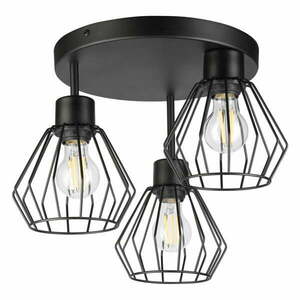 Czarna lampa sufitowa Audrey – LAMKUR obraz