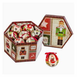 Papierowe bombki zestaw 14 szt. Nutcracker Memory – Casa Selección obraz