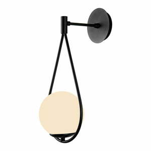 Czarny kinkiet ø 15 cm Arch – Squid Lighting obraz