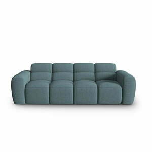 Niebieska sofa 256 cm Lisa – Micadoni Home obraz