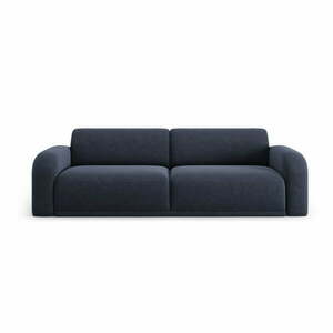 Ciemnoniebieska aksamitna sofa 242 cm Erin – Micadoni Home obraz